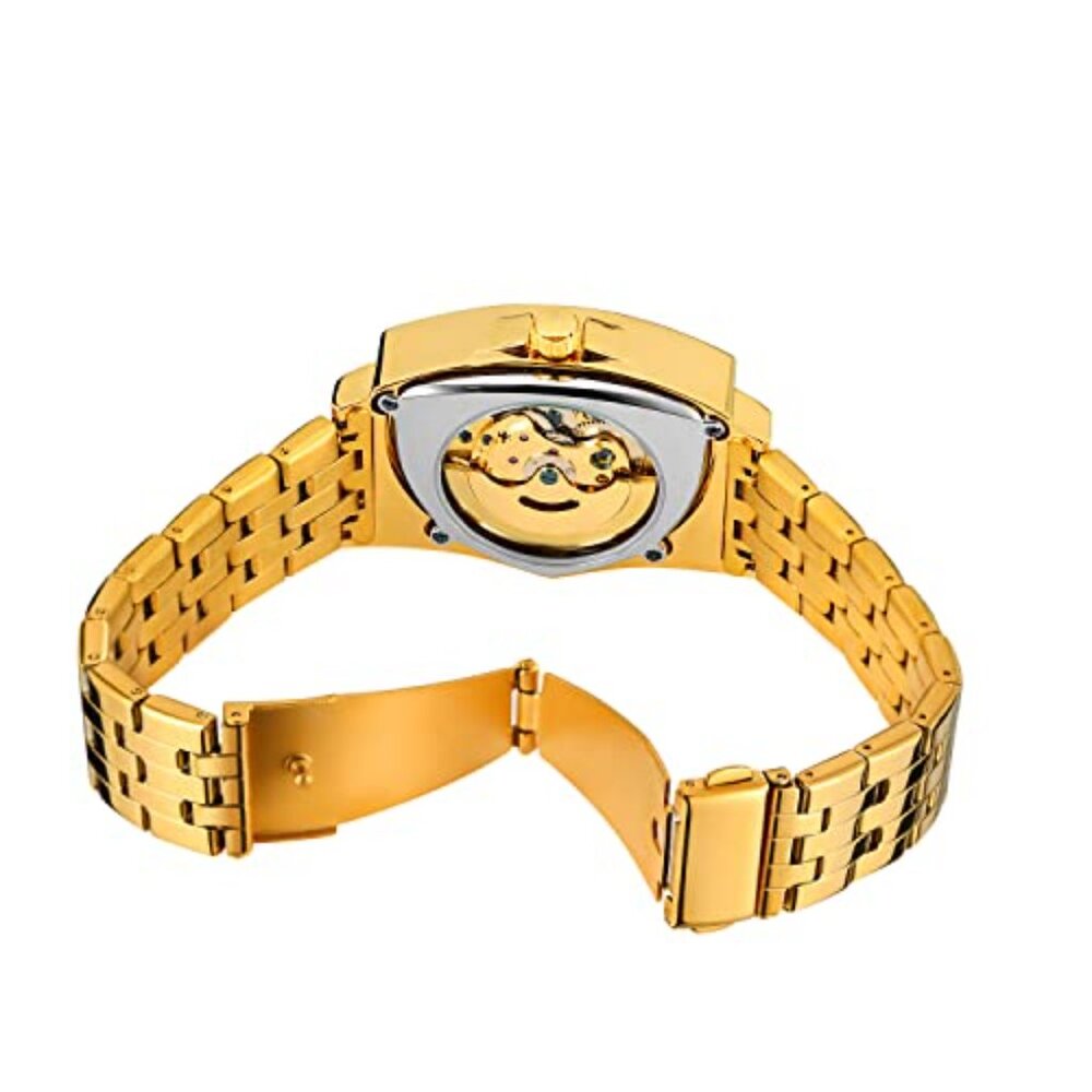 Men's Automatic Skeleton Watch Stainless Steel Wa… - image 4